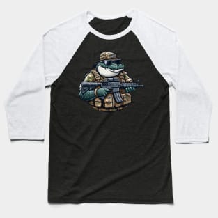 Tactical Crocodile Operator Baseball T-Shirt